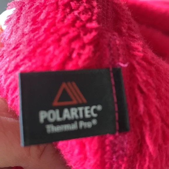 Patagonia Women's Bright Red Teddy Fleece Jacket - Picture 12 of 14